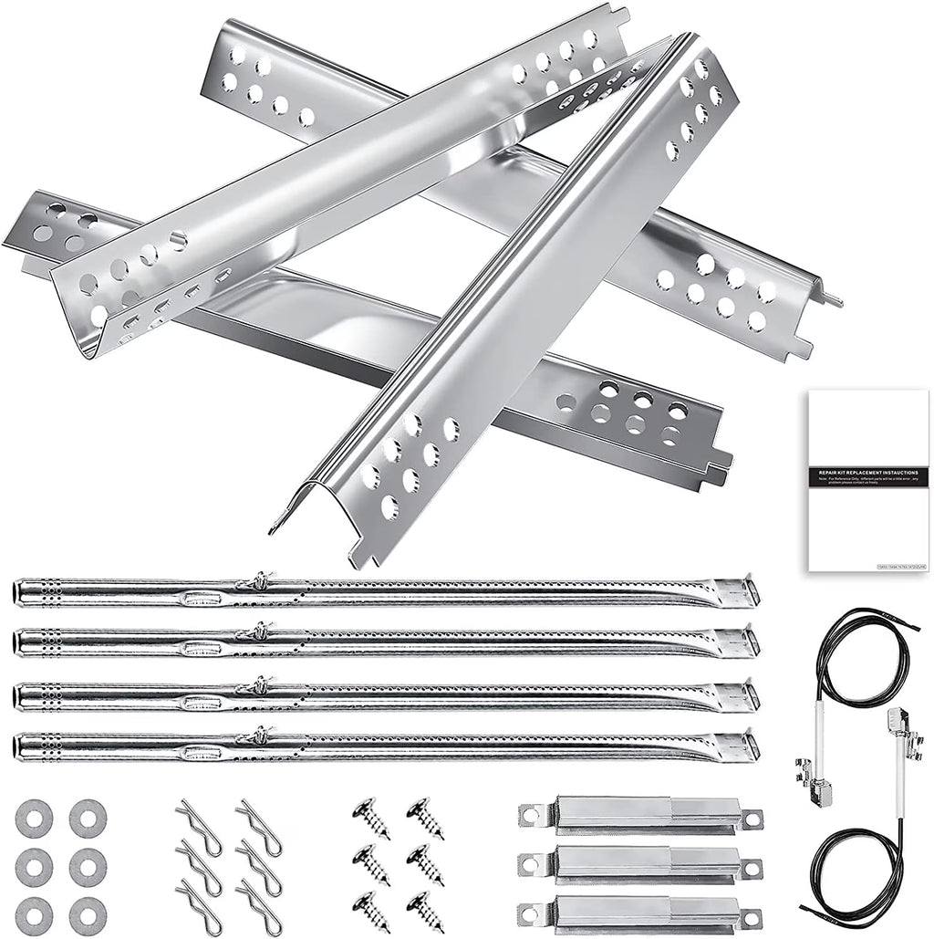 4 Burner Grill Replacement Burner and Heat Plates O3308