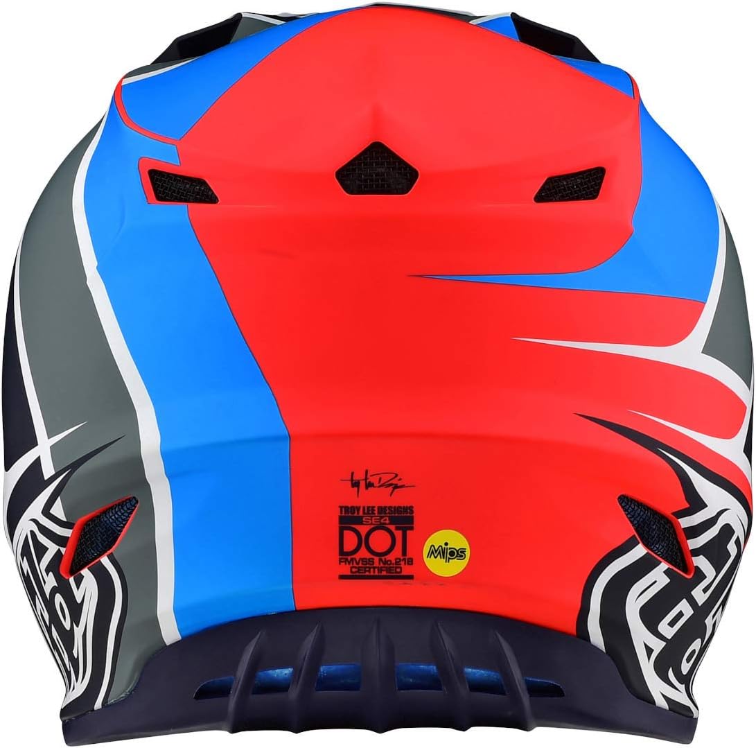 Orange/Navy Youth Helmet with MIPS S58611