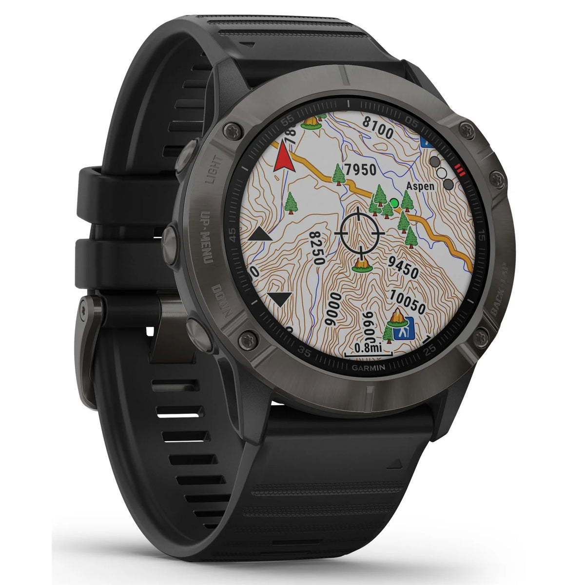 Carbon Gray DLC Sapphire Watch with Black Band K586385