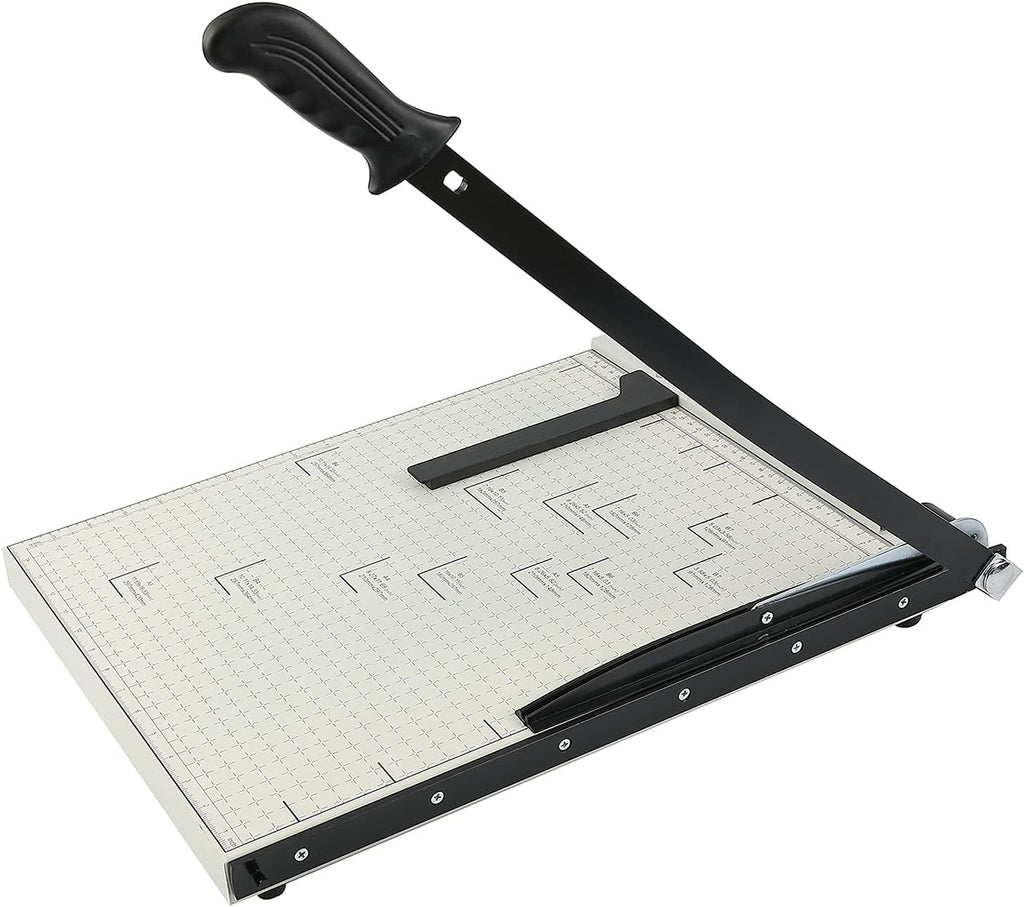 Paper Cutter A3 Guillotine 18” Cutting Length with Guard Rail Safety Blade Lock, 10-Sheet Capacity, Pack of 2 S3051