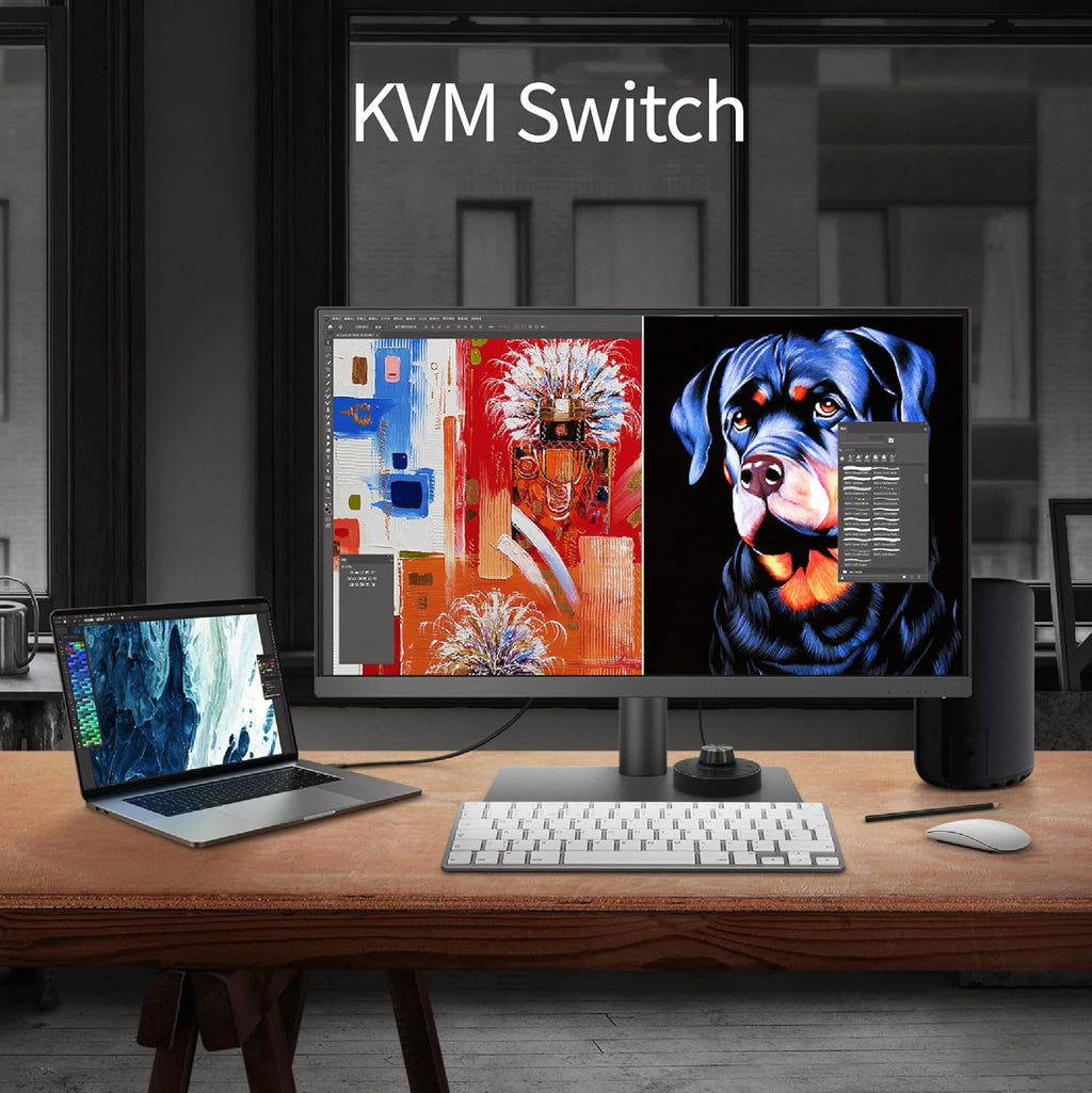 32 inch 4K UHD IPS Monitor with USB-C, HDR10, Built-in Speakers Q456336
