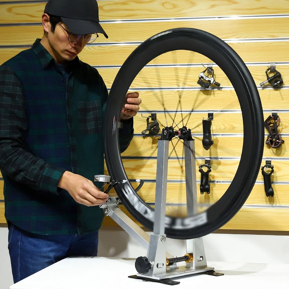 Bike Wheel Truing Stand with Dial Indicator Gauge I7760