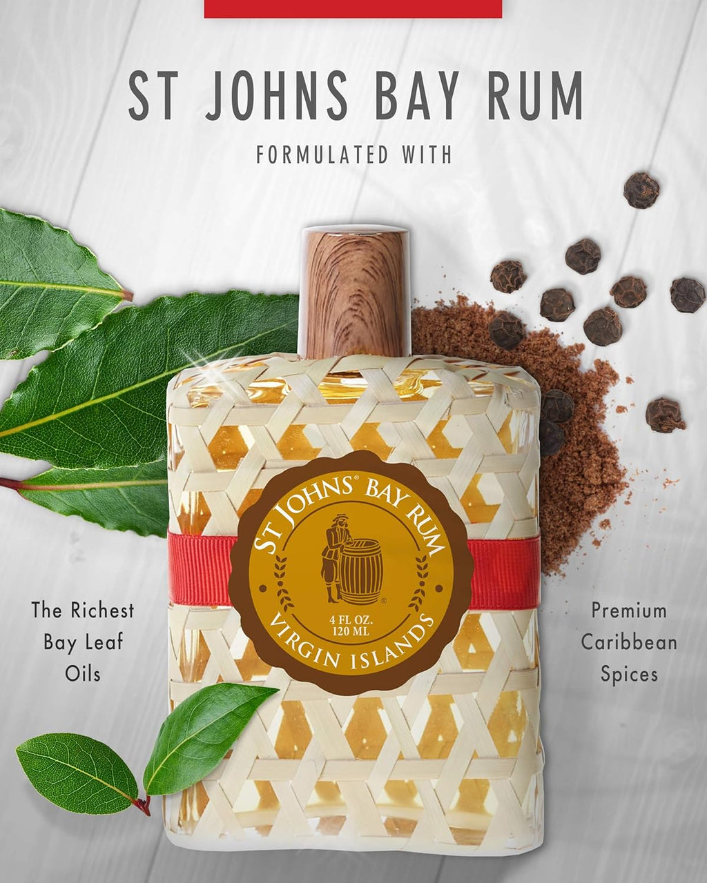 Bay Rum Aftershave and Cologne, 4 oz Splash Bottle, Pack of 2 X607955