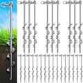 24 Pcs 12 Inch Heavy Duty Ground Stakes with Hook O21519