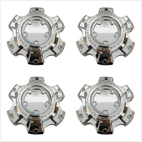 Chrome Wheel Rim Center Hub Cap (4) N8575