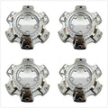 Chrome Wheel Rim Center Hub Cap (4) N8575