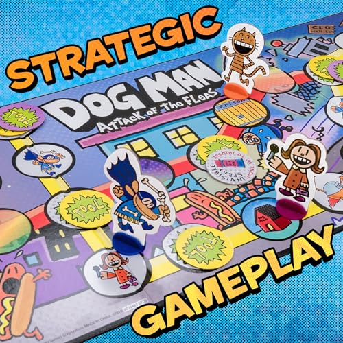Dog Man Attack of The FLEAS Cooperative Board Game P798982