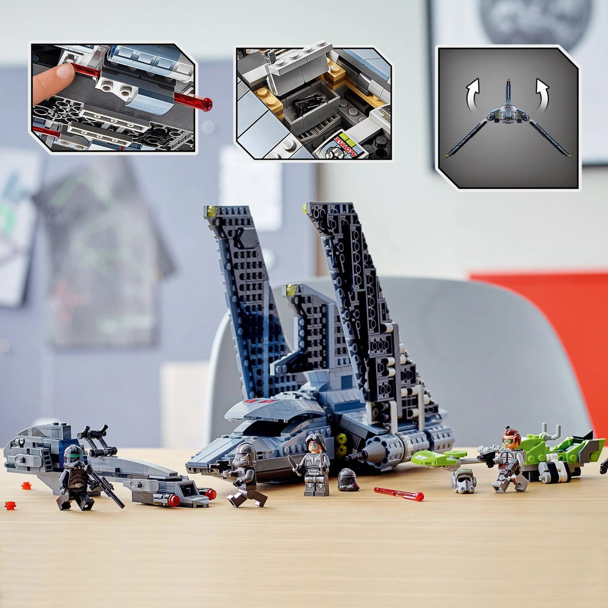 LEGO Star Wars Attack Shuttle Building Toy Set (969 Pieces) W823