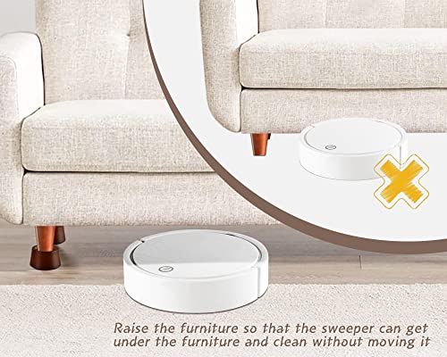 Set of 4 Solid Wood Furniture Risers R598