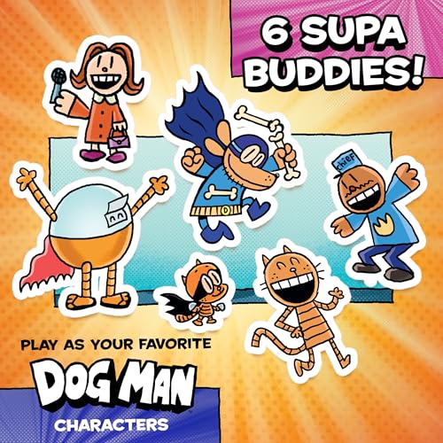 Dog Man Attack of The FLEAS Cooperative Board Game P798982