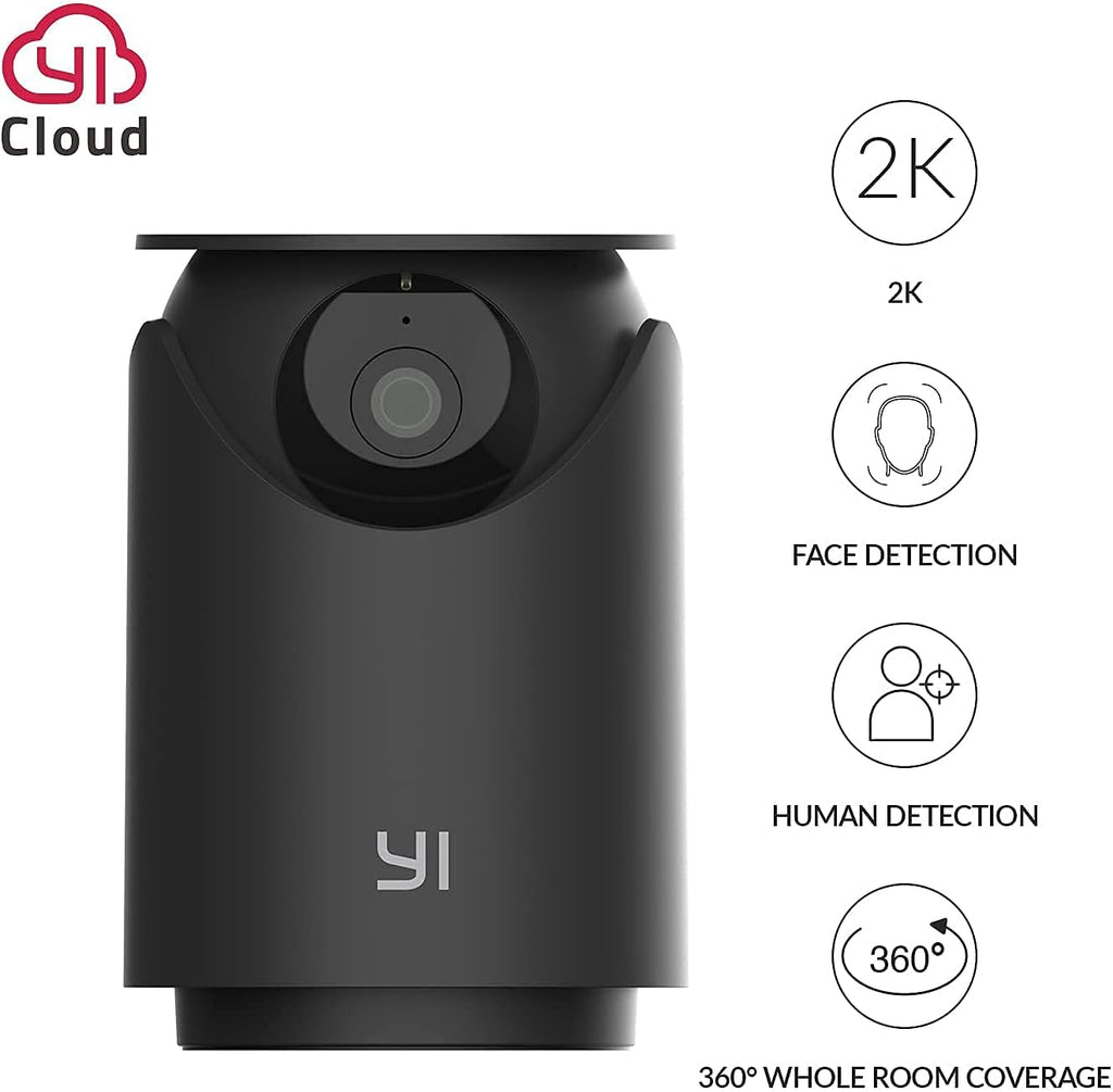 2K WiFi Indoor Security Camera 360-degree with Night Vision, 2-Way Audio, 2pc W388