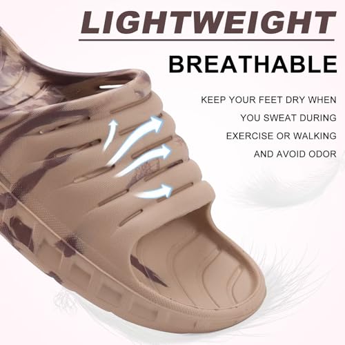 Mens Recovery Sandals Open Toe Sport Slides R845