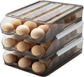 Crystal Gray Plastic Egg Storage Container (3 Layers) C626684