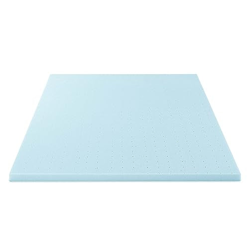 3 Inch Ventilated Memory Foam Mattress Topper, Cooling Gel Infusion, Queen W213410