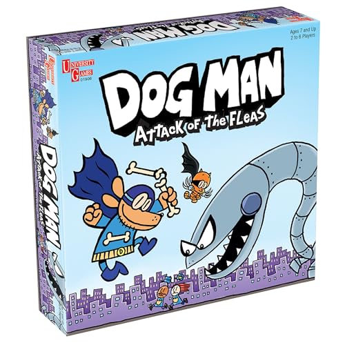 Dog Man Attack of The FLEAS Cooperative Board Game P798982