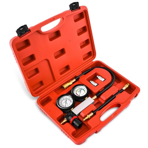 Cylinder Leak Down Tester Kit Automotive Engine Pressure Gauges Compression Test Leakage Detector Tool Set D315