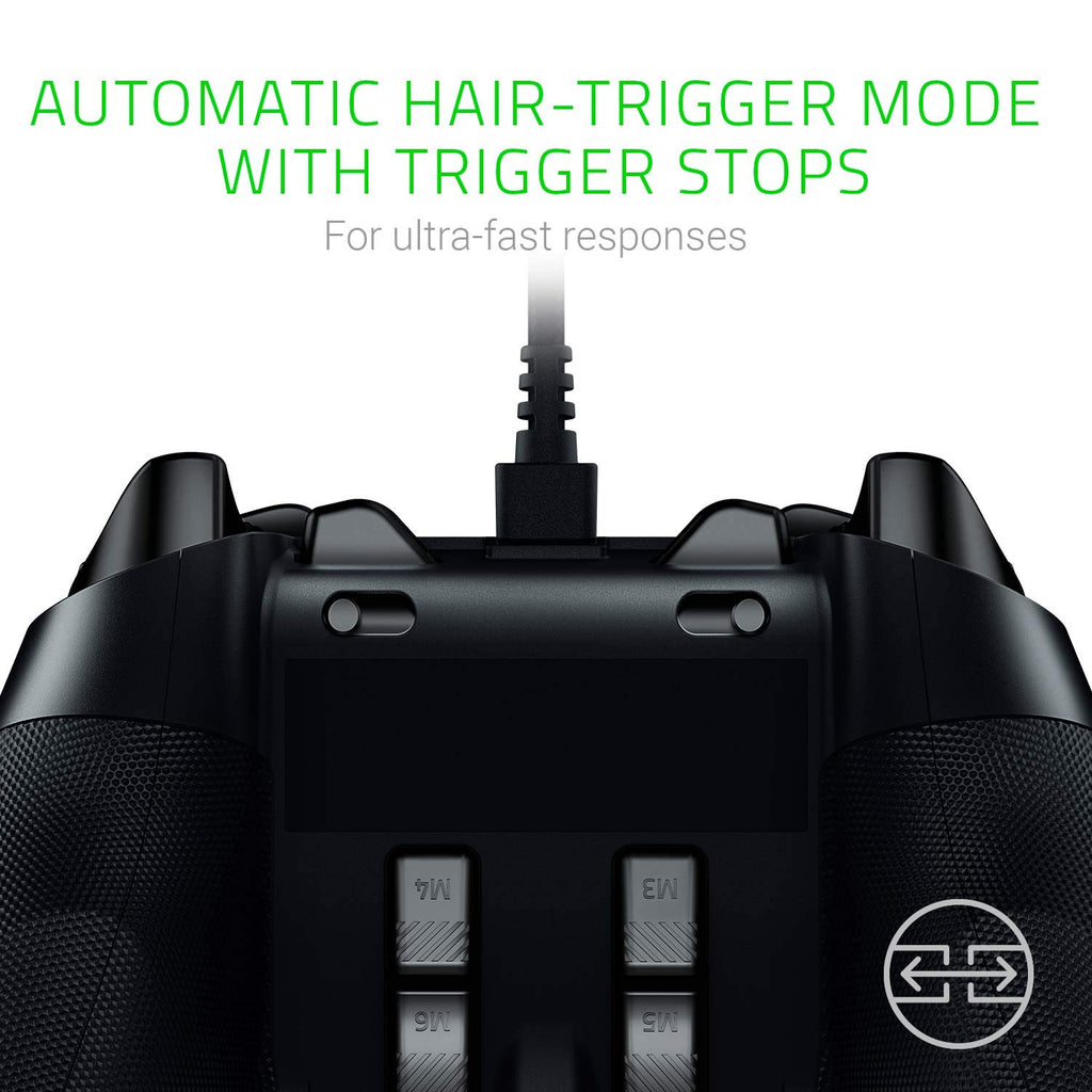 Black Officially Licensed Xbox One Controller with 6 Remappable Buttons and Triggers P677459