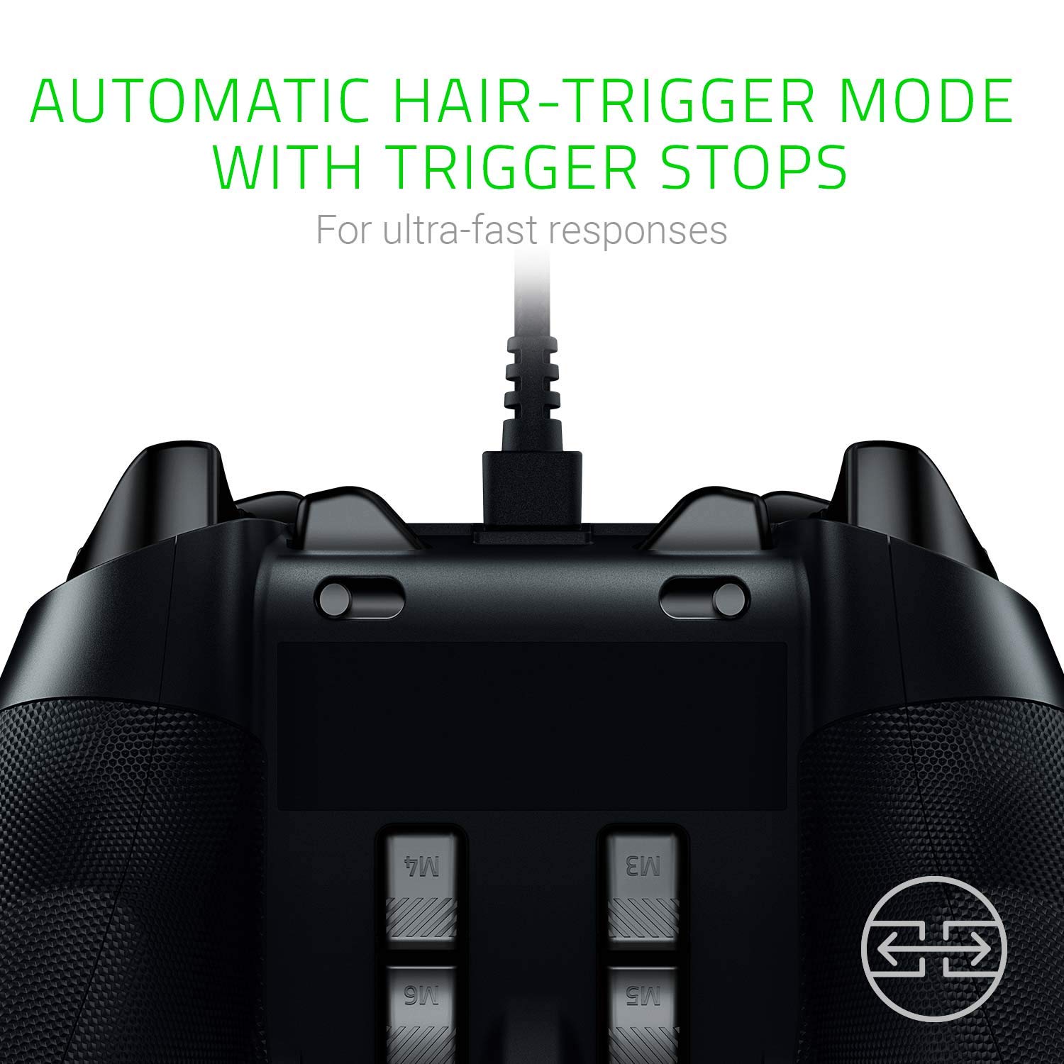 Black Officially Licensed Xbox One Controller with 6 Remappable Buttons and Triggers P677459