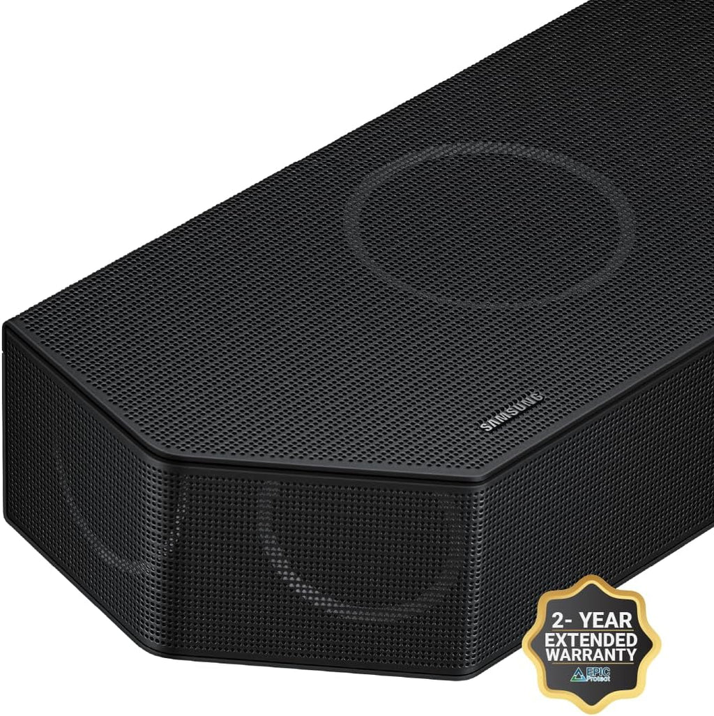 11.1.4ch Soundbar with Wireless Dolby Atmos Audio, Rear Speaker Included Q45014