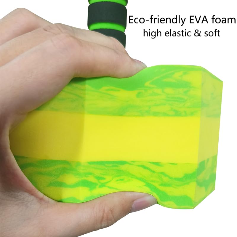 Aquatic Exercise Dumbbell Set of 2 High-Density EVA-Foam Water Weights I1635