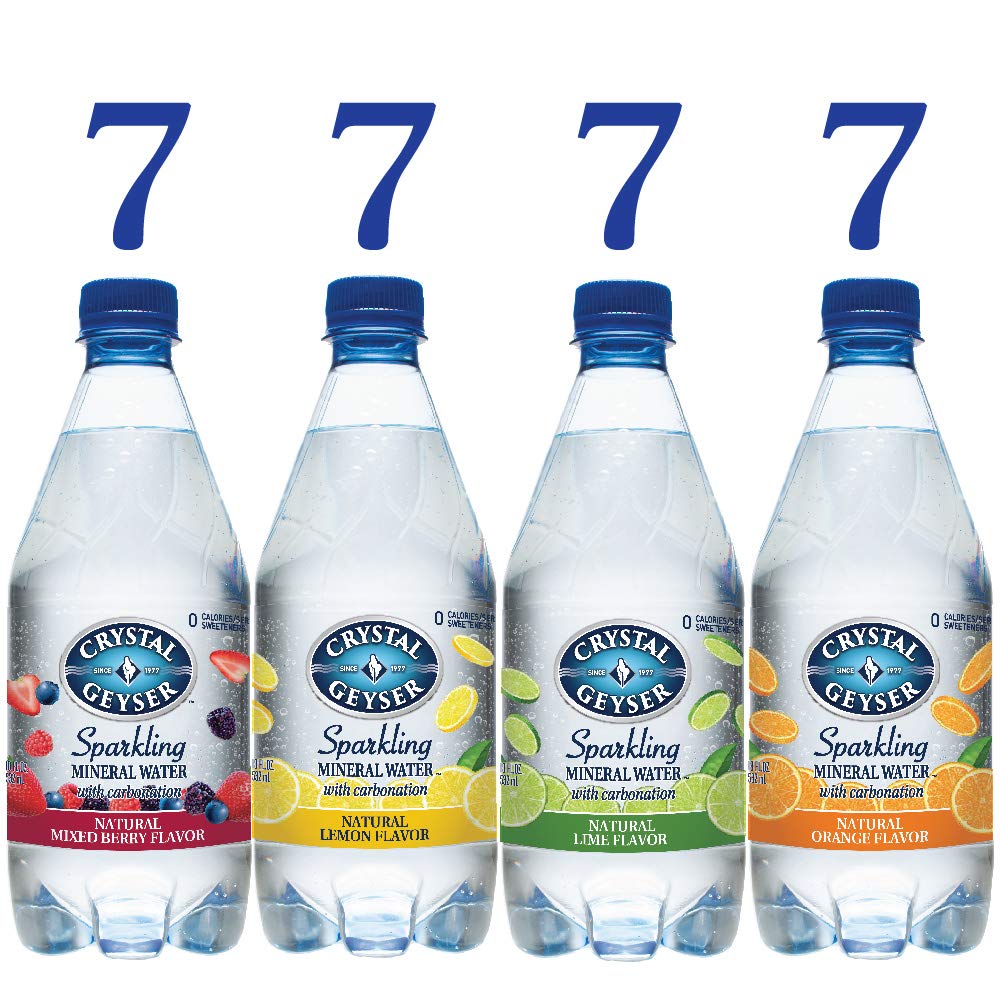 28ct Variety Pack 4 Flavors 18oz. Bottles Mineral Water M97777