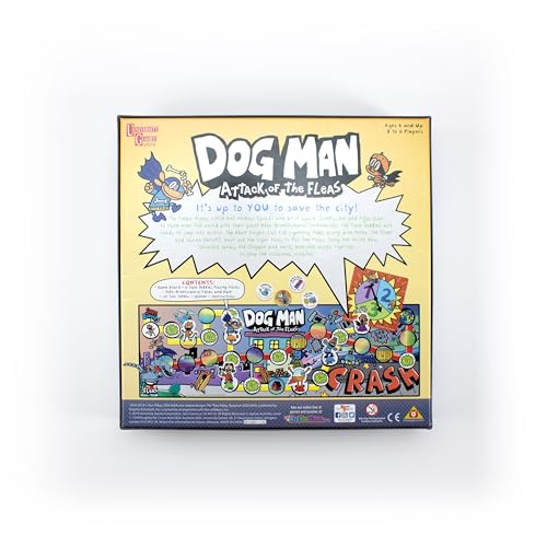 Dog Man Attack of The FLEAS Cooperative Board Game P798982