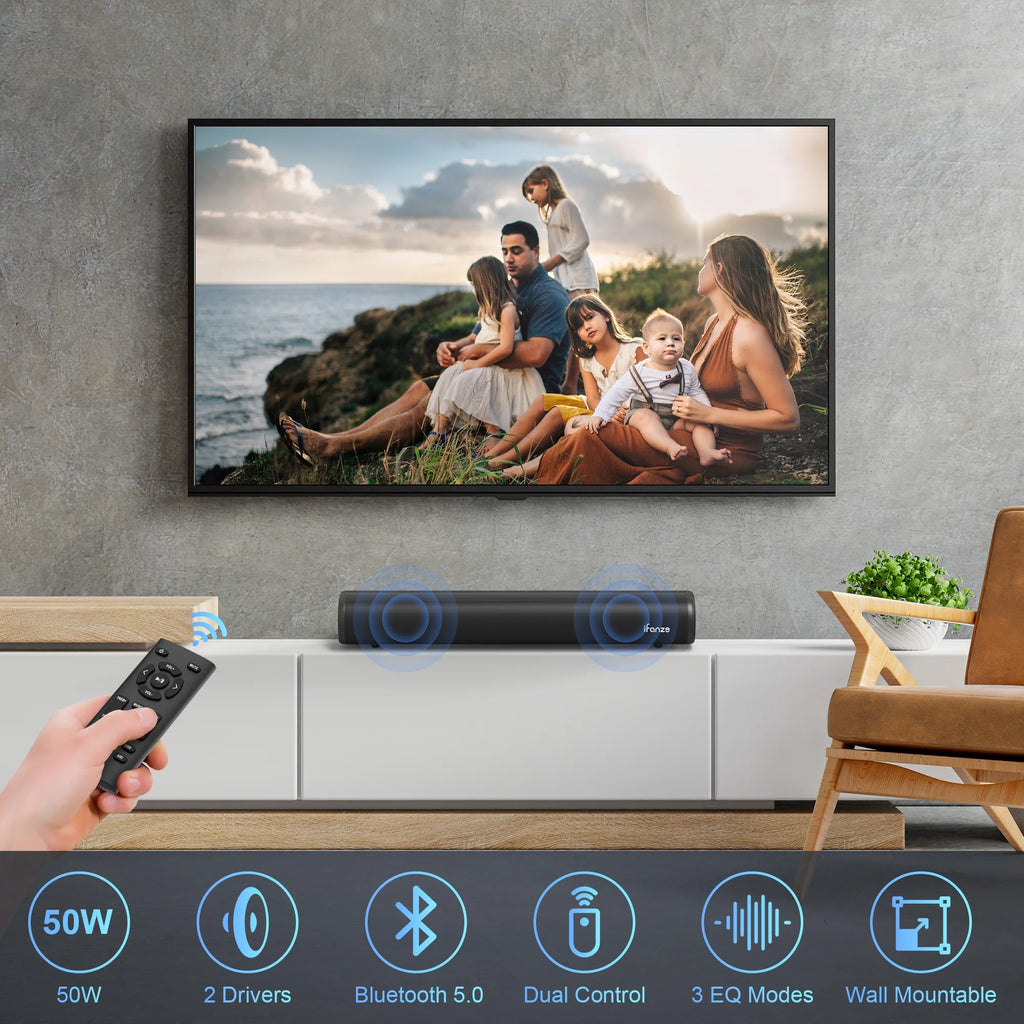 Sound Bar with Built-in Subwoofers D4048