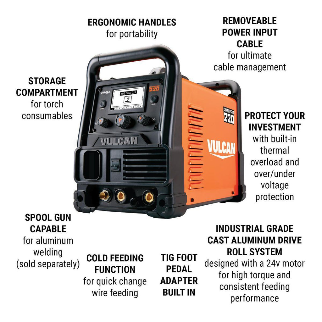 Industrial Multiprocess Welder with 120/240V Input E733