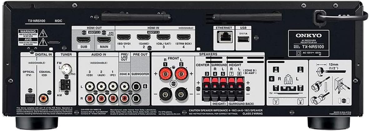 7.2 Channel Network A/V Receiver Black Y966638