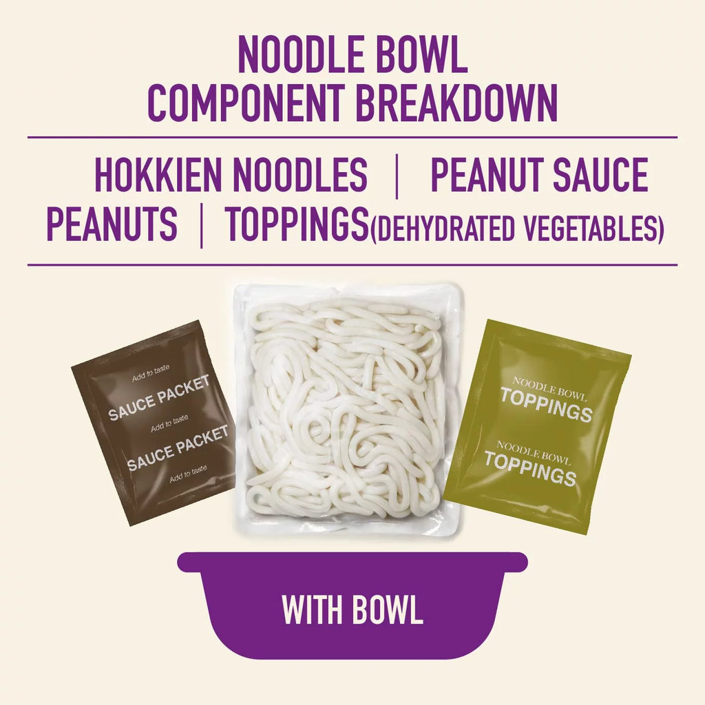 Peanut Sesame Noodle Bowl, Non-Gmo, Vegan, 8.7 Oz (Pack of 6) D317