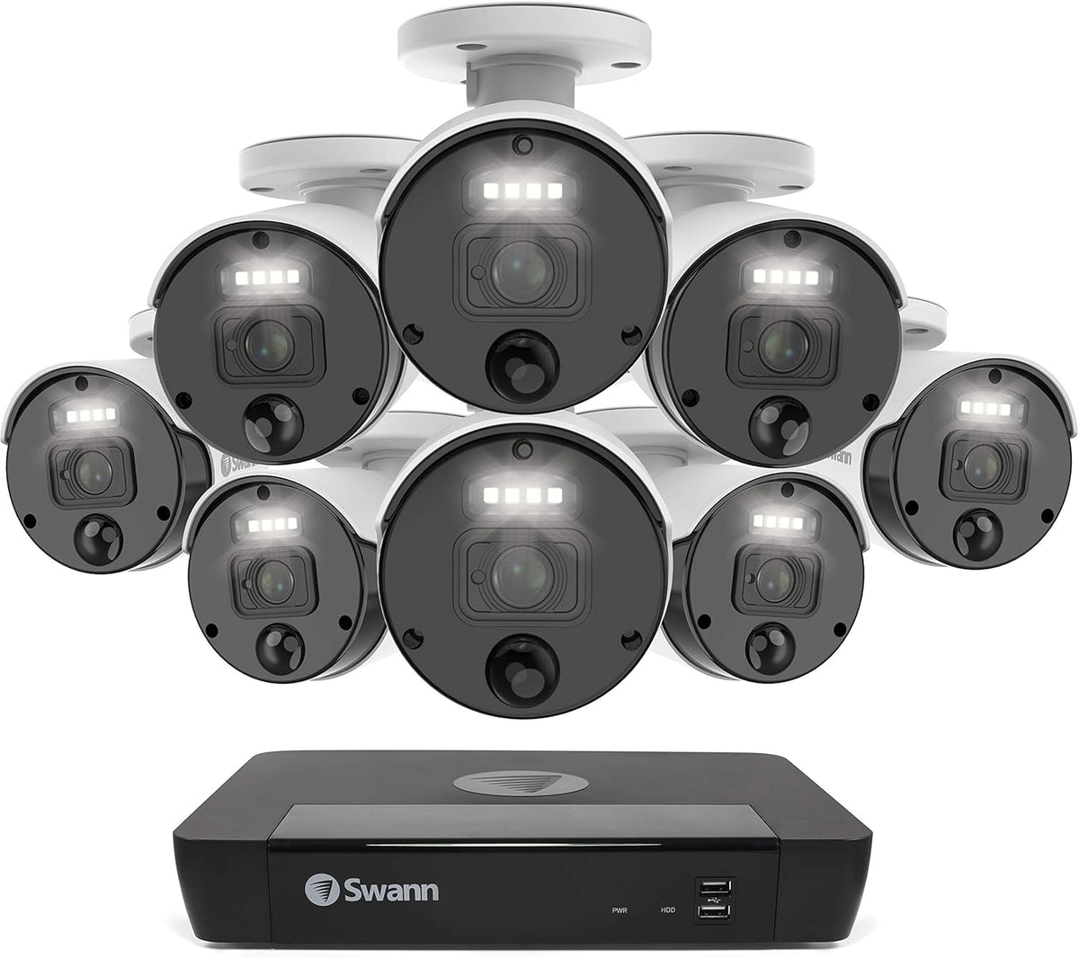 10 Camera 16 Channel POE NVR Security Camera System E25428