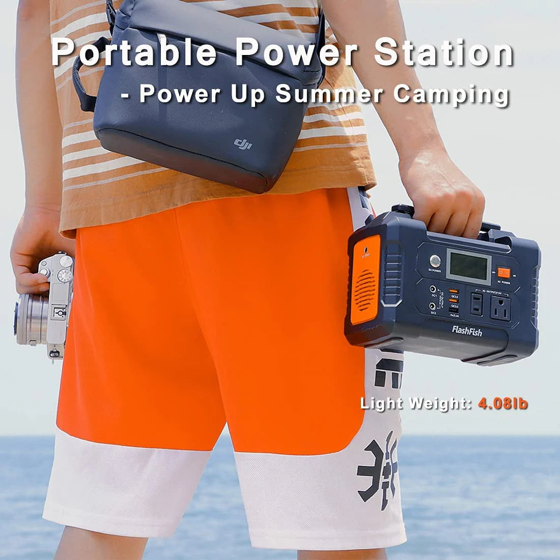 200W Portable Power Station 40800mAh Solar Generator R320296