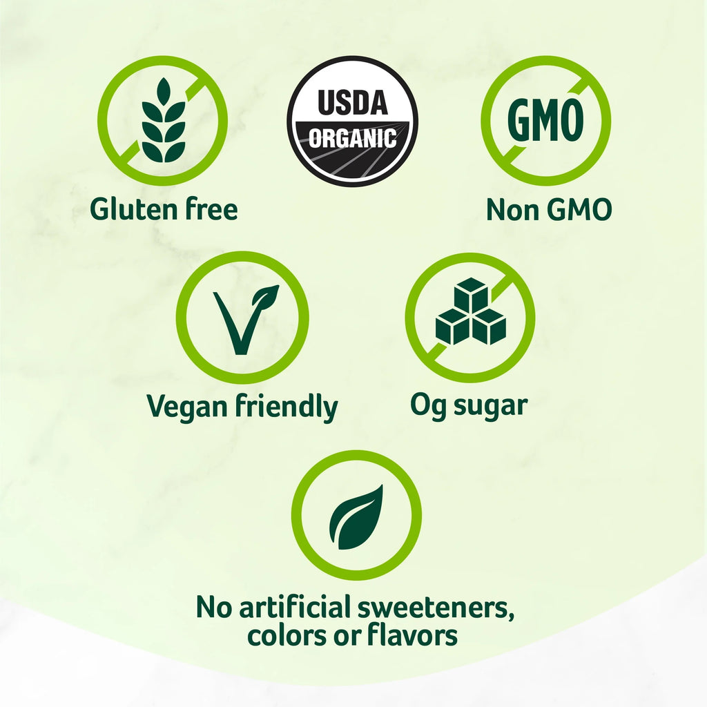 Organic Greens Superfood Supplement Powder Blend, Unflavored, 8.57 oz, 24 Servings B170032
