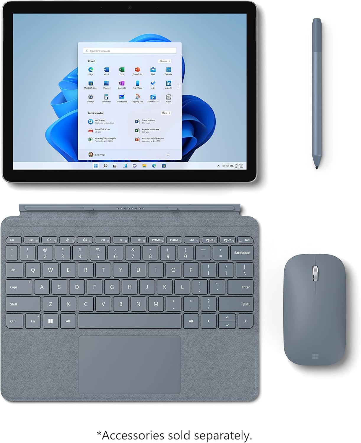 10.5" Touch-Screen Intel Pentium 4GB Memory 64GB Wifi Platinum L10297