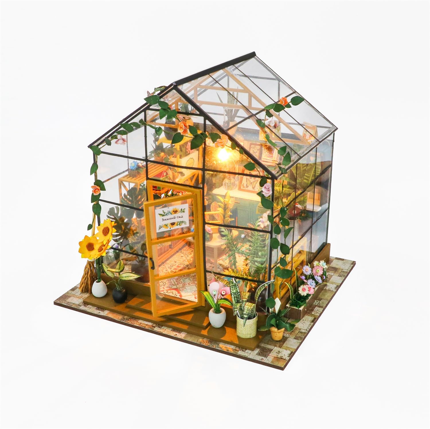 Dollhouse Miniature DIY House Kit with Furniture Z5842