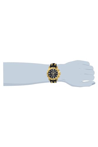 Stainless Steel Quartz Watch with Stainless-Steel Strap, Blue, Black S63323