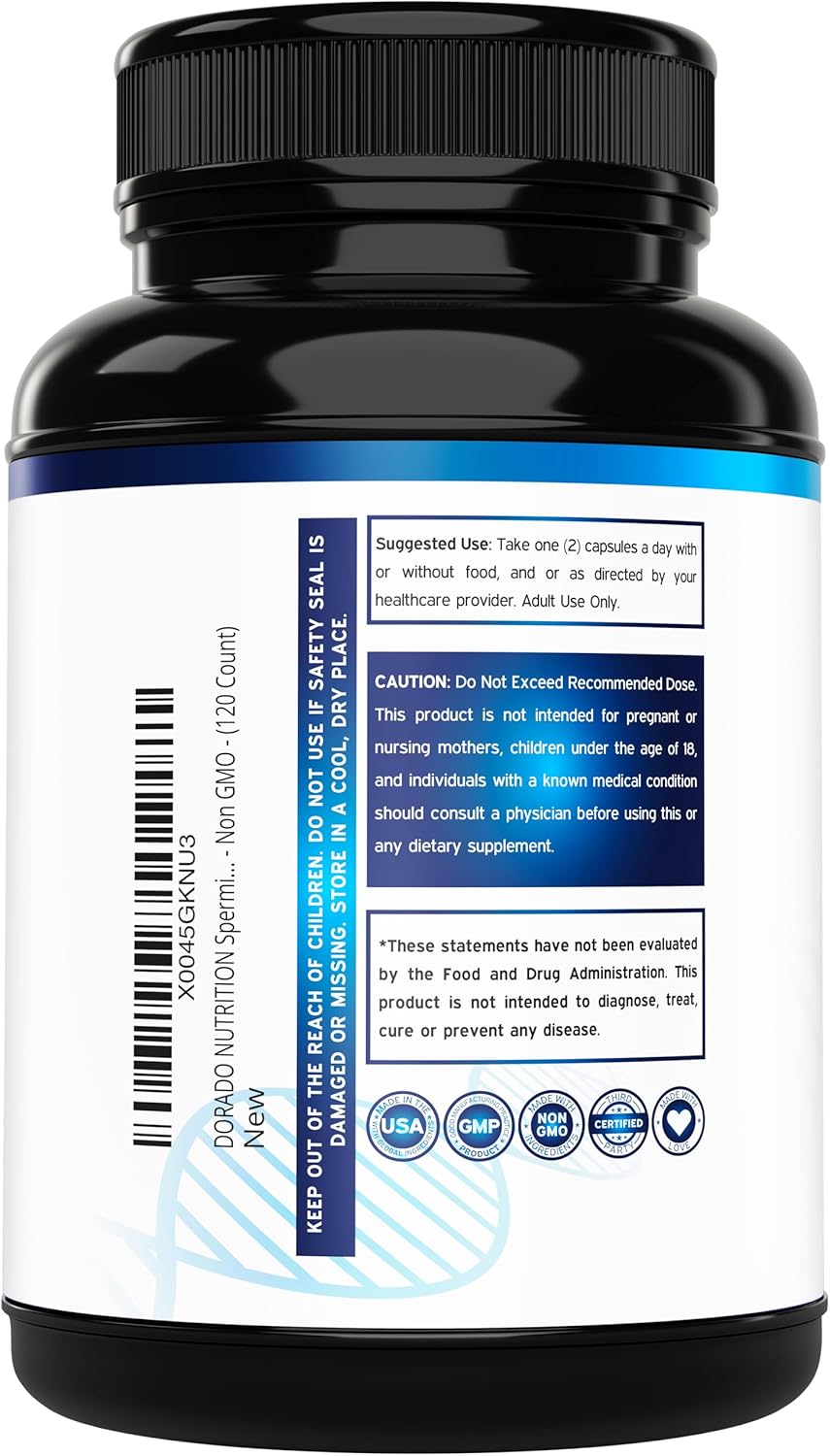 120 Capsules Spermidine Supplement A36574