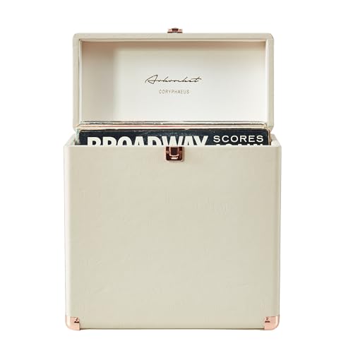 Vinyl Record Storage and Carrying Case, Holds 30 Albums C155888