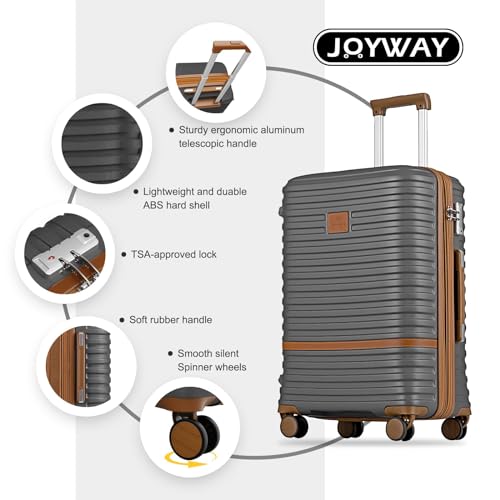 Expandable Carry on Luggage Suitcase with Spinner Wheels F271