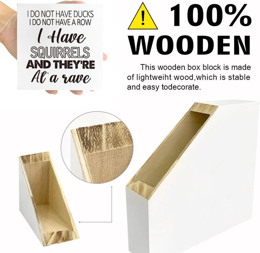 Wooden Box Sign Desk Decor G550879