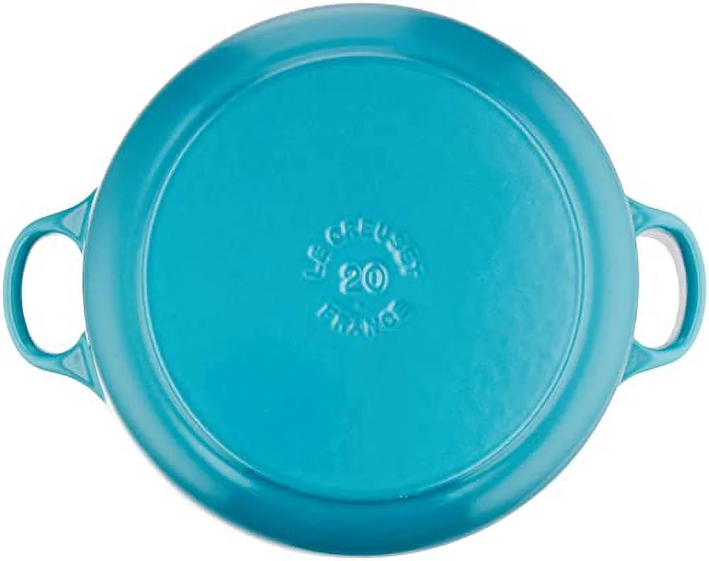 Caribbean Blue Cast Iron Enamel Pot 20 cm Y81209