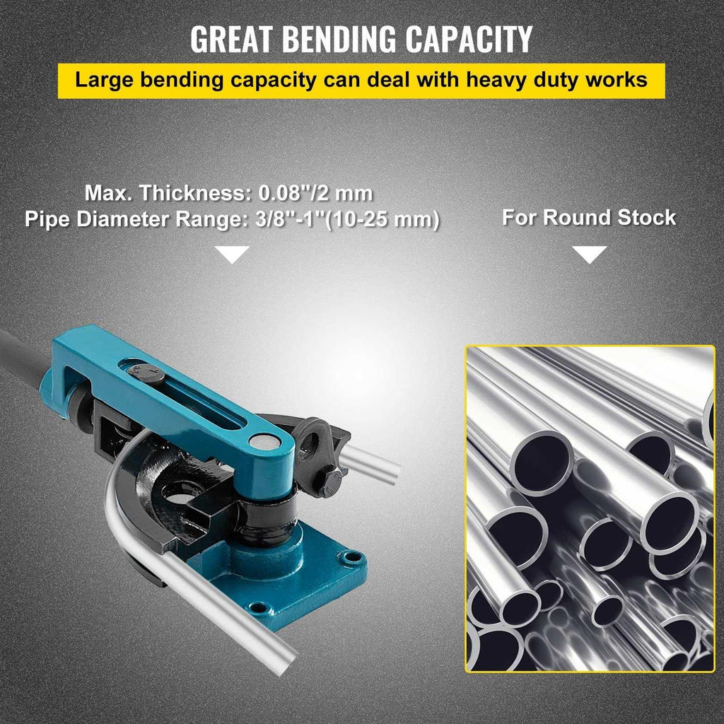 3/8 to 1 Manual Pipe Tube Bender with 7 Dies A918431