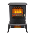 16.6" Freestanding Infrared Space Heater with Realistic 3D Flame Effect K728840