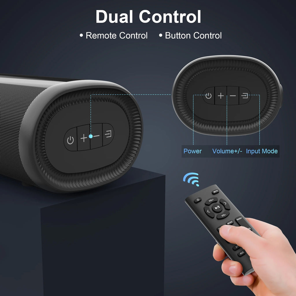 Sound Bar with Built-in Subwoofers D4048
