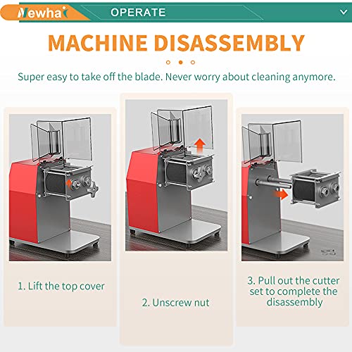 850W Stainless Steel Meat Slicer 5mm V570