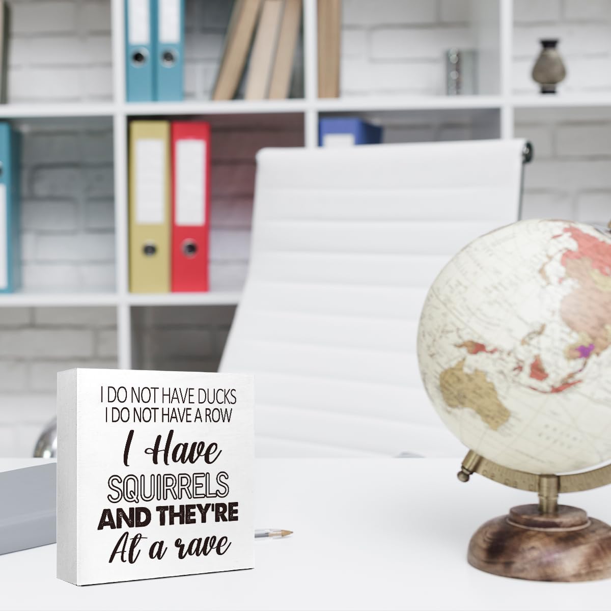 Wooden Box Sign Desk Decor G550879