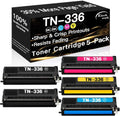 Compatible Toner Cartridges for Brother Printers (2X BK/C/M/Y, 5-Pack) R20121