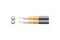 Twin RG59B/U 75 Ohms Foam Filled Copper Braid Coaxial Cable H6965