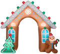 8.5 ft Tall Inflatable Gingerbread Archway J8394