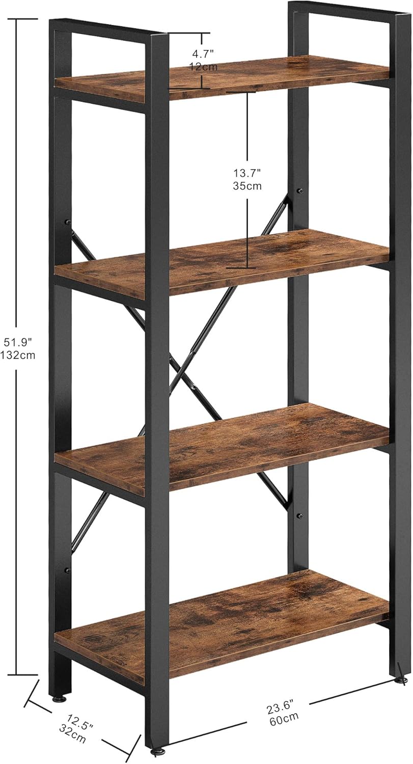 4-Tier Ladder Shelf Bookcase I708776